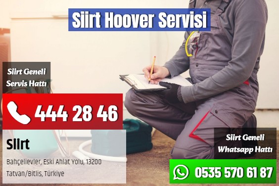 Siirt Hoover   Servisi