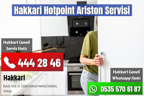 Hakkari Hotpoint Ariston Servisi