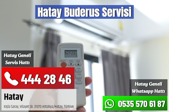 Hatay Buderus Servisi