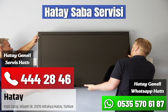 Hatay Saba Servisi