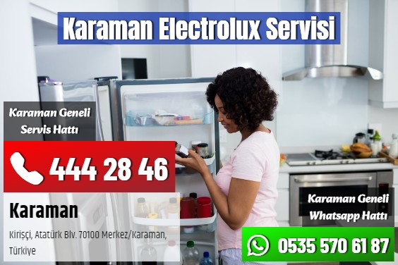 Karaman Electrolux Servisi
