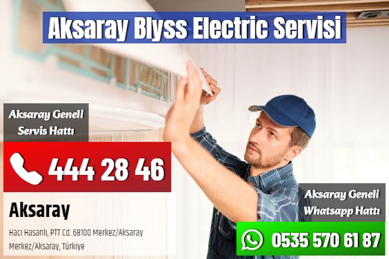 Aksaray Blyss Electric Servisi