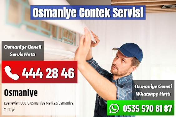 Osmaniye Contek Servisi