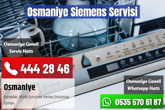 Osmaniye Siemens Servisi