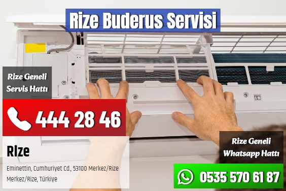 Rize Buderus Servisi