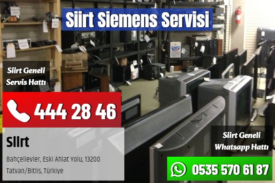 Siirt Siemens Servisi