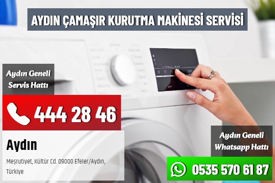 Aydın Çamaşır Kurutma Makinesi Servisi