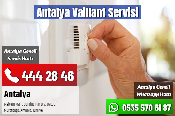 Antalya Vaillant Servisi