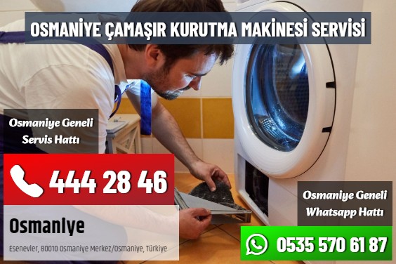 Osmaniye Çamaşır Kurutma Makinesi Servisi