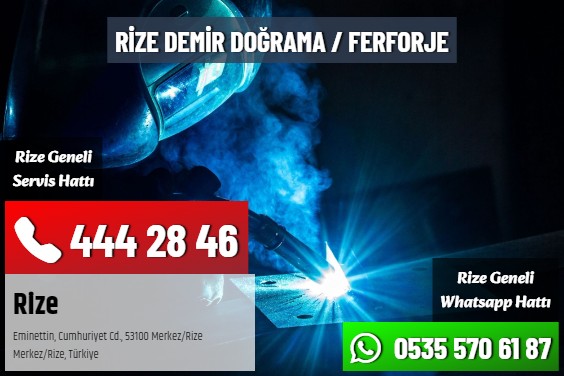 Rize Demir Doğrama / Ferforje