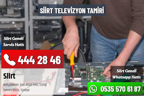 Siirt Televizyon Tamiri