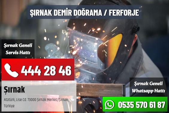 Şırnak Demir Doğrama / Ferforje