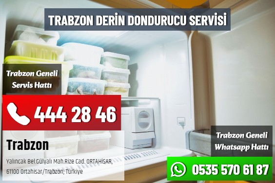 Trabzon Derin Dondurucu Servisi