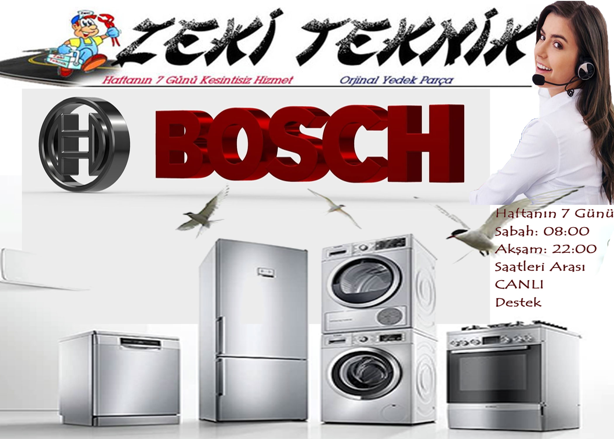 Bosch Beyaz Eşya Servisleri Sarıyer